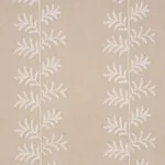 ELOISE EMBROIDERY Fabric – NATURAL | Schumacher | Wallpaper ELOISE EMBROIDERY fabric NATURAL color by Schumacher