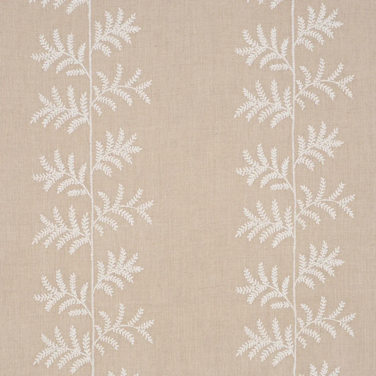 ELOISE EMBROIDERY Fabric – NATURAL | Schumacher | Wallpaper ELOISE EMBROIDERY fabric NATURAL color by Schumacher