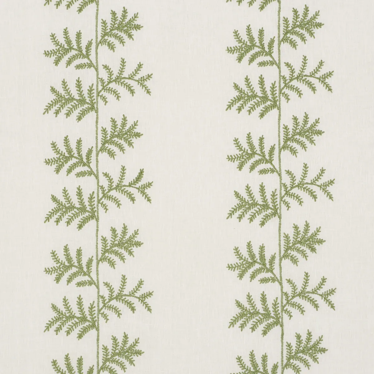 ELOISE EMBROIDERY Fabric – SAGE | Schumacher | Wallpaper Twi ELOISE EMBROIDERY fabric SAGE color by Schumacher