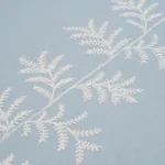 ELOISE EMBROIDERY fabric SKY color by Schumacher
