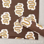 ELSA Fabric – AMBER | Schumacher | Wallpaper Twins ELSA fabric AMBER color by Schumacher