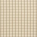 ELTON COTTON CHECK Fabric – BEIGE | Schumacher | Wallpaper T ELTON COTTON CHECK fabric BEIGE color by Schumacher