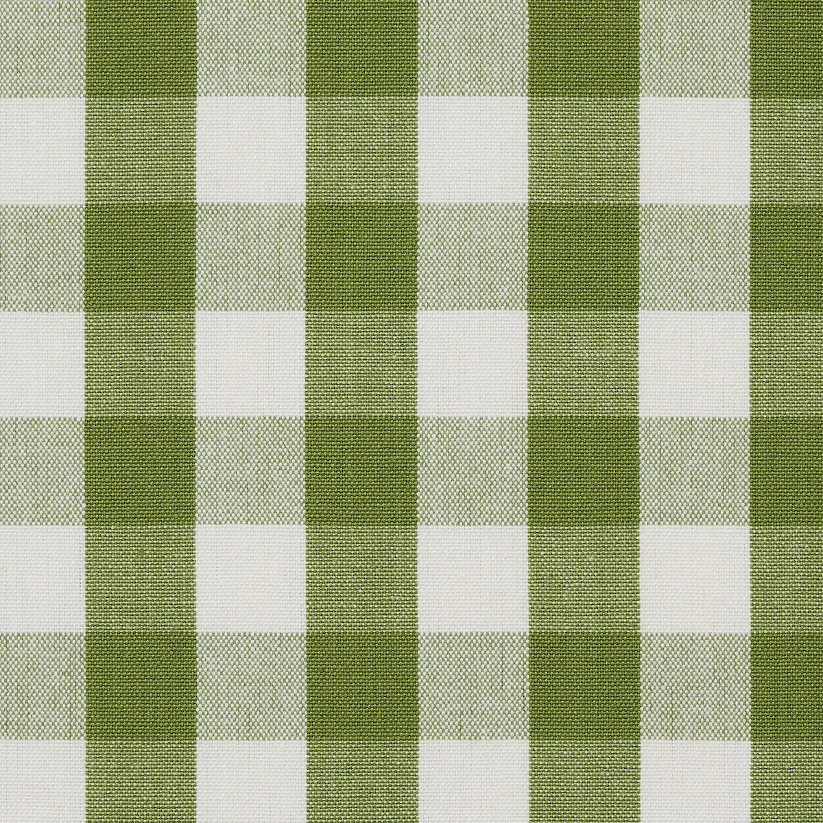 ELTON COTTON CHECK Fabric – LEAF | Schumacher | Wallpaper Tw ELTON COTTON CHECK fabric LEAF color by Schumacher