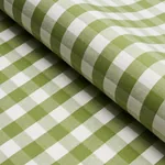 ELTON COTTON CHECK Fabric – LEAF | Schumacher | Wallpaper Tw ELTON COTTON CHECK fabric LEAF color by Schumacher