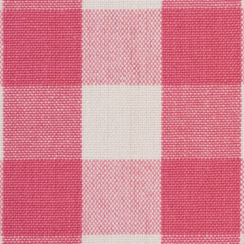 ELTON COTTON CHECK Fabric – MAGENTA | Schumacher | Wallpaper ELTON COTTON CHECK fabric MAGENTA color by Schumacher