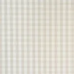 ELTON COTTON CHECK fabric NATURAL color by Schumacher