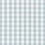 ELTON COTTON CHECK Fabric – SKY | Schumacher | Wallpaper Twi ELTON COTTON CHECK fabric SKY color by Schumacher