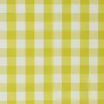 ELTON COTTON CHECK fabric YELLOW color by Schumacher