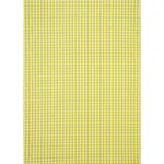 ELTON COTTON CHECK fabric YELLOW color by Schumacher
