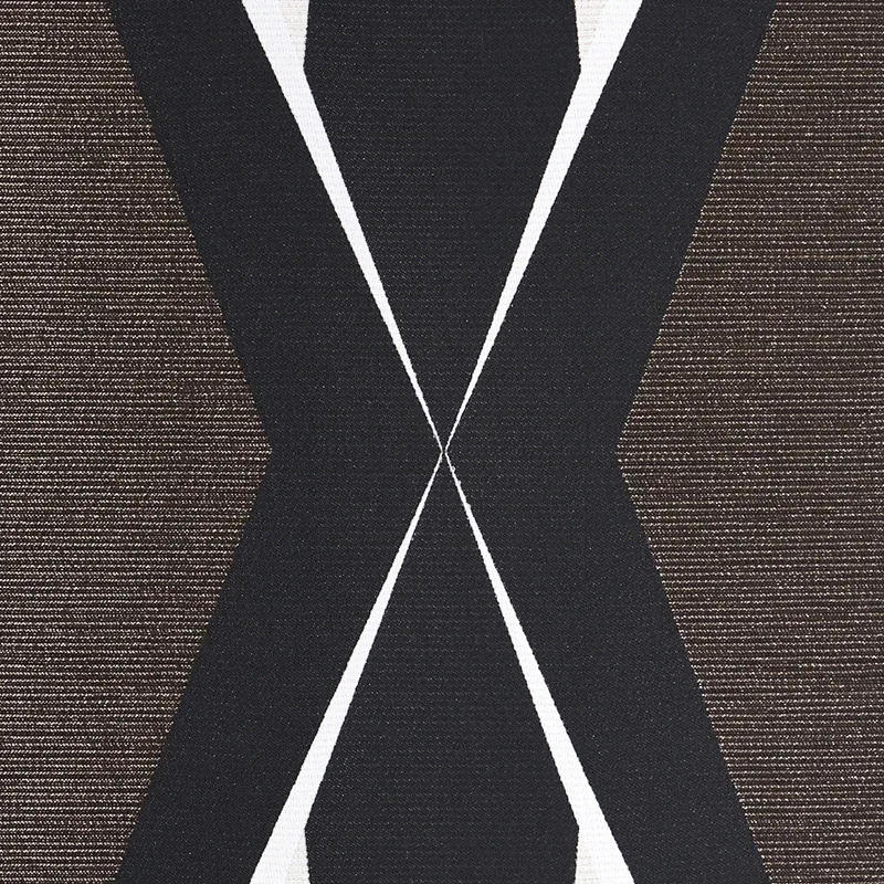 ELVETICO fabric BROWN color by Schumacher