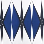 ELVETICO Fabric – COBALT | Schumacher | Wallpaper Twins ELVETICO fabric COBALT color by Schumacher