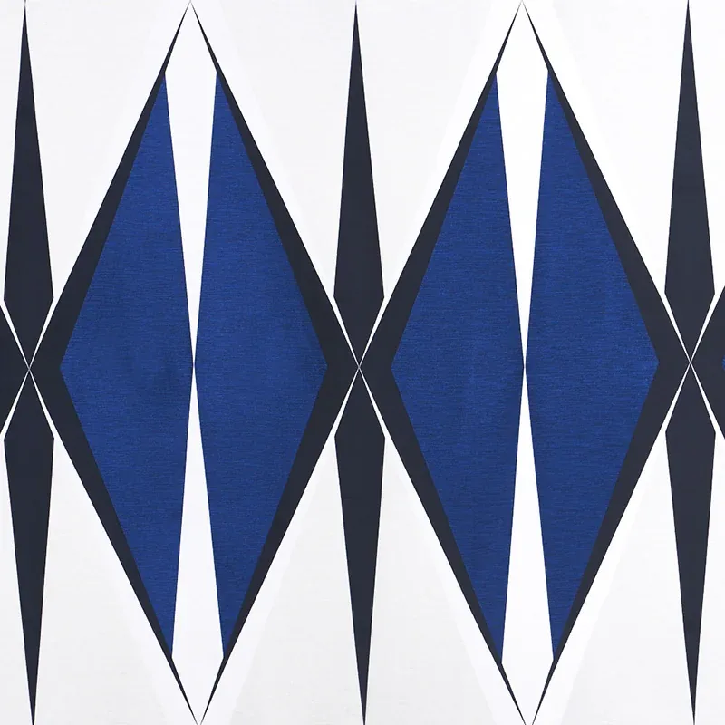 ELVETICO fabric COBALT color by Schumacher