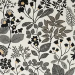 EMALINE EMBROIDERY fabric BLACK color by Schumacher