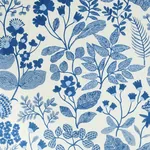 EMALINE EMBROIDERY fabric BLUE color by Schumacher