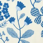 EMALINE EMBROIDERY fabric BLUE color by Schumacher