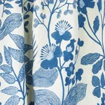 EMALINE EMBROIDERY fabric BLUE color by Schumacher