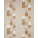 EMBROIDERED TILE fabric LIGHT NEUTRAL color by Schumacher