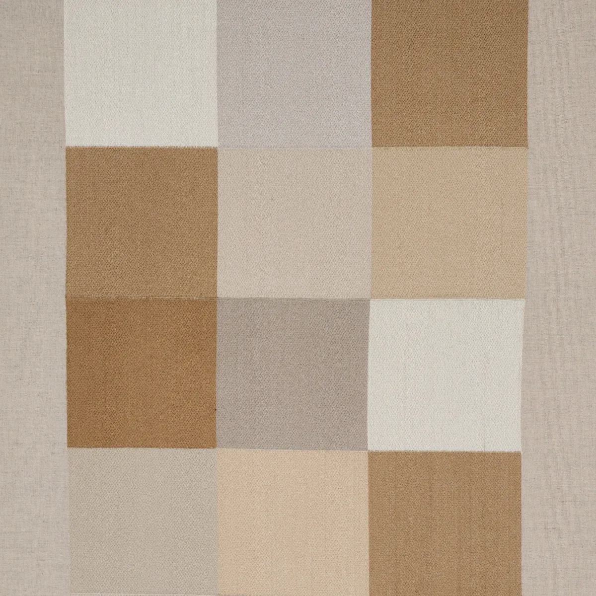 EMBROIDERED TILE fabric LIGHT NEUTRAL color by Schumacher