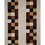 EMBROIDERED TILE Fabric – STRONG NEUTRAL | Schumacher | Wall EMBROIDERED TILE fabric STRONG NEUTRAL color by Schumacher