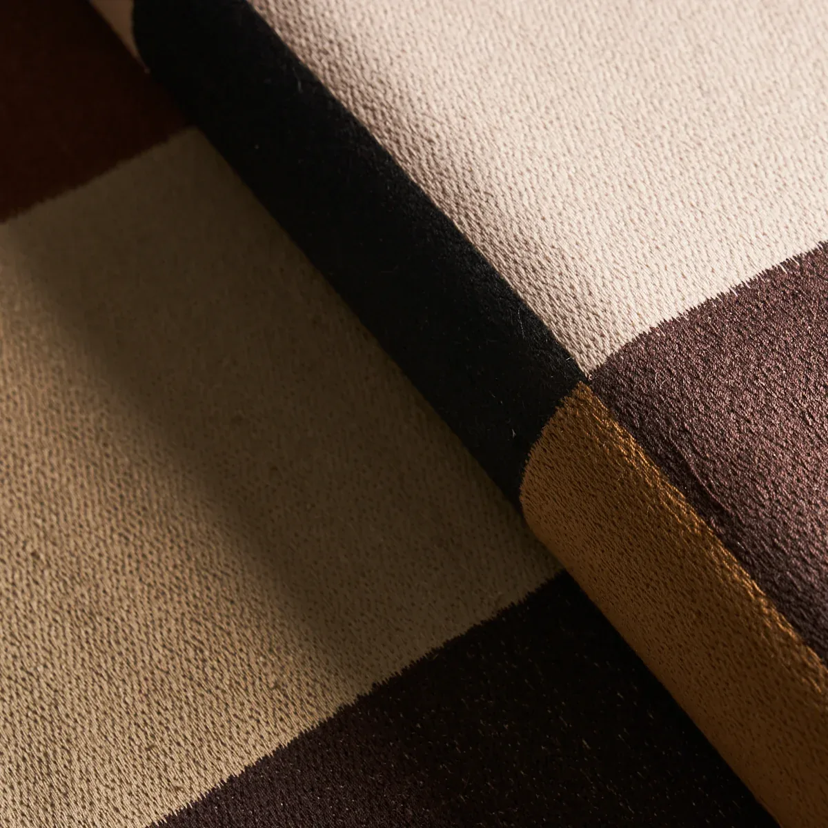 EMBROIDERED TILE Fabric – STRONG NEUTRAL | Schumacher | Wall EMBROIDERED TILE fabric STRONG NEUTRAL color by Schumacher