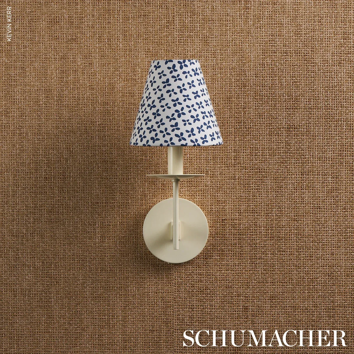 EMERSON Fabric – BLUE | Schumacher | Wallpaper Twins EMERSON fabric BLUE color by Schumacher