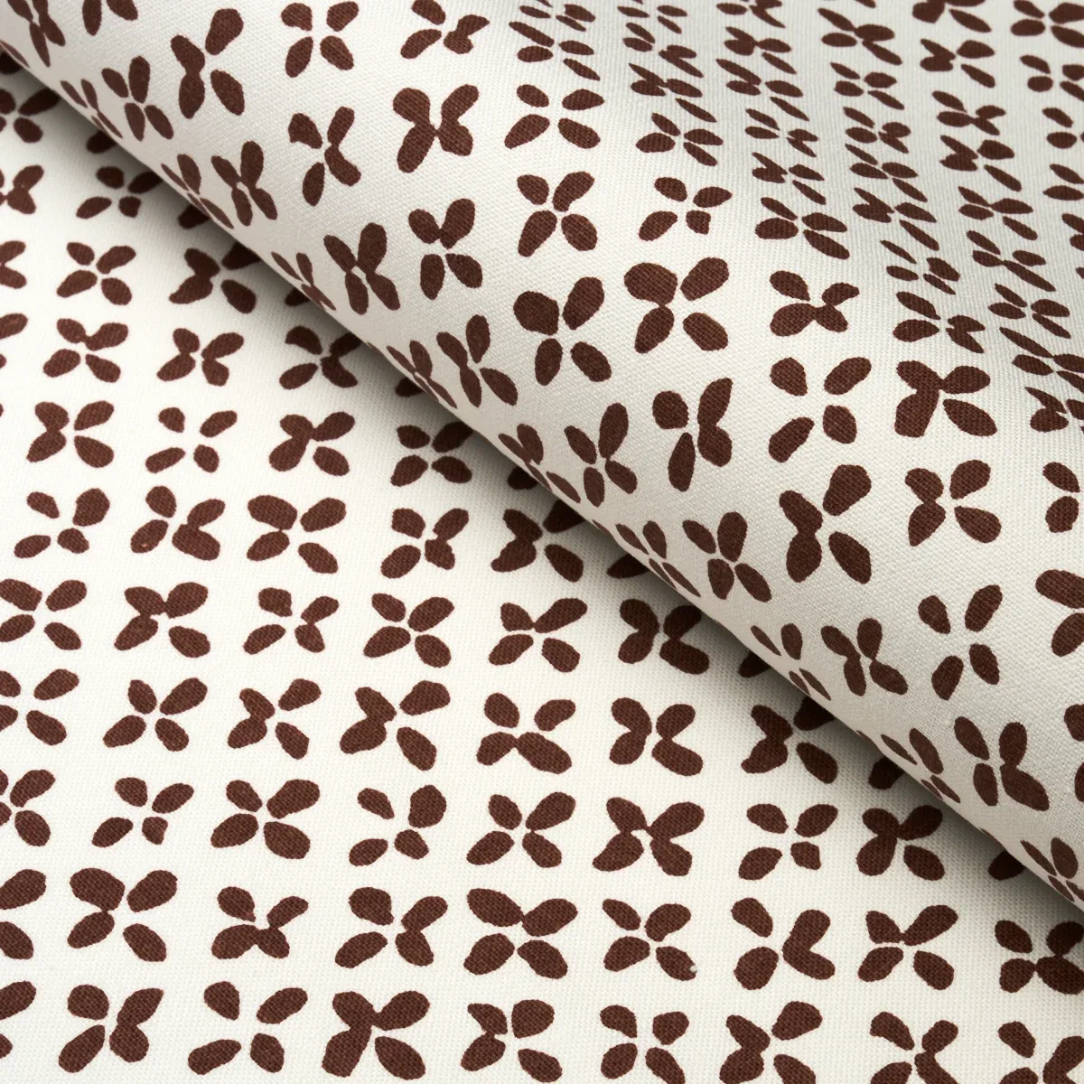 EMERSON Fabric – BROWN | Schumacher | Wallpaper Twins EMERSON fabric BROWN color by Schumacher
