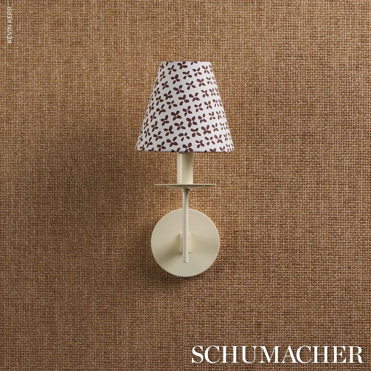 EMERSON Fabric – BROWN | Schumacher | Wallpaper Twins EMERSON fabric BROWN color by Schumacher