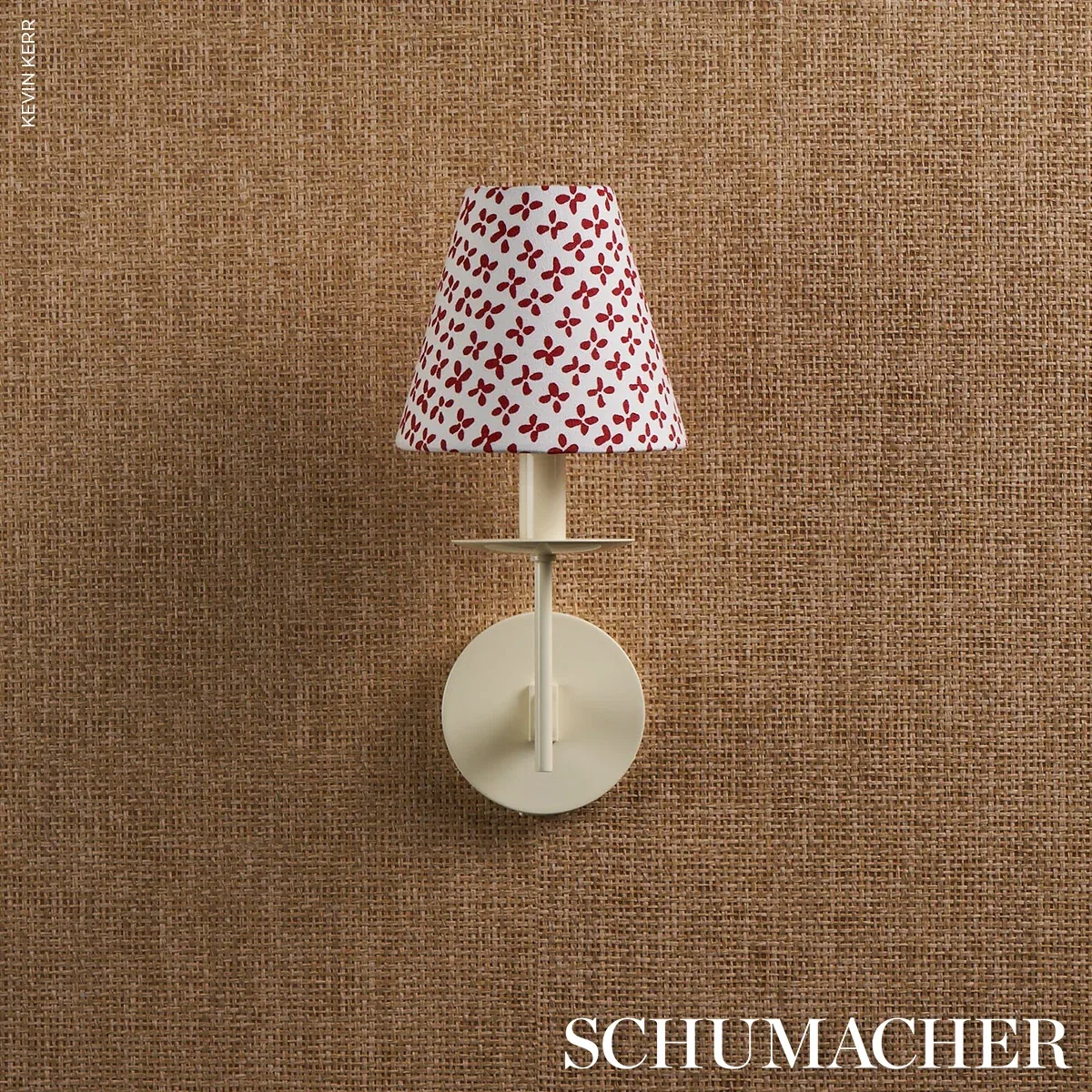 EMERSON fabric RED color by Schumacher