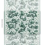 EMPRESS DRAGON fabric EMERALD color by Schumacher