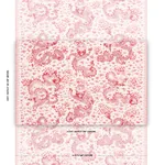 EMPRESS DRAGON fabric ROSE color by Schumacher