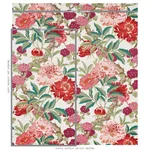 ENCHANTED GARDEN fabric FUCHSIA color by Schumacher