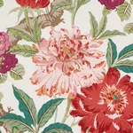 ENCHANTED GARDEN fabric FUCHSIA color by Schumacher