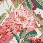 ENCHANTED GARDEN fabric FUCHSIA color by Schumacher