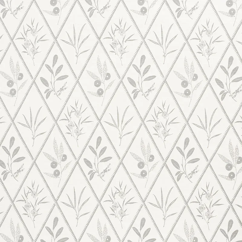 ENDIMIONE fabric GREY color by Schumacher