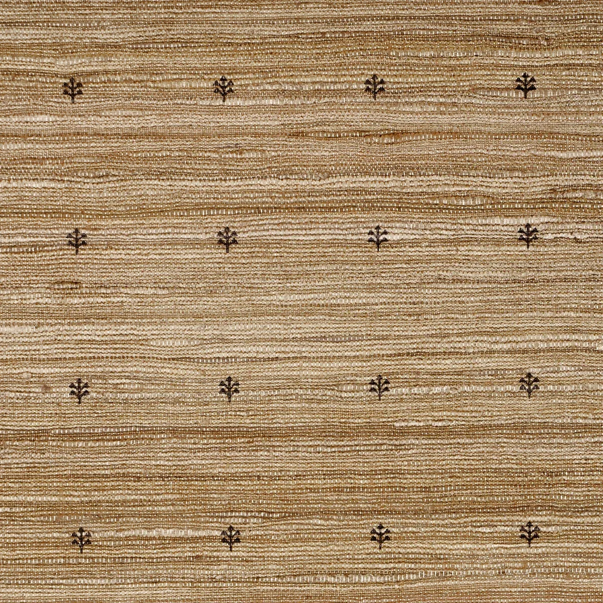 ENGELMANN SILK HAND PRINT fabric OATMEAL color by Schumacher