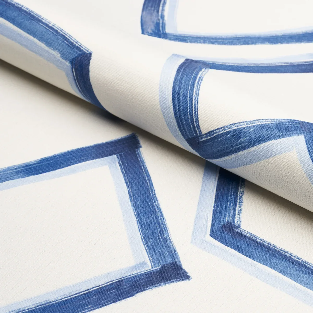 ENZO PRINT fabric COASTAL color by Schumacher