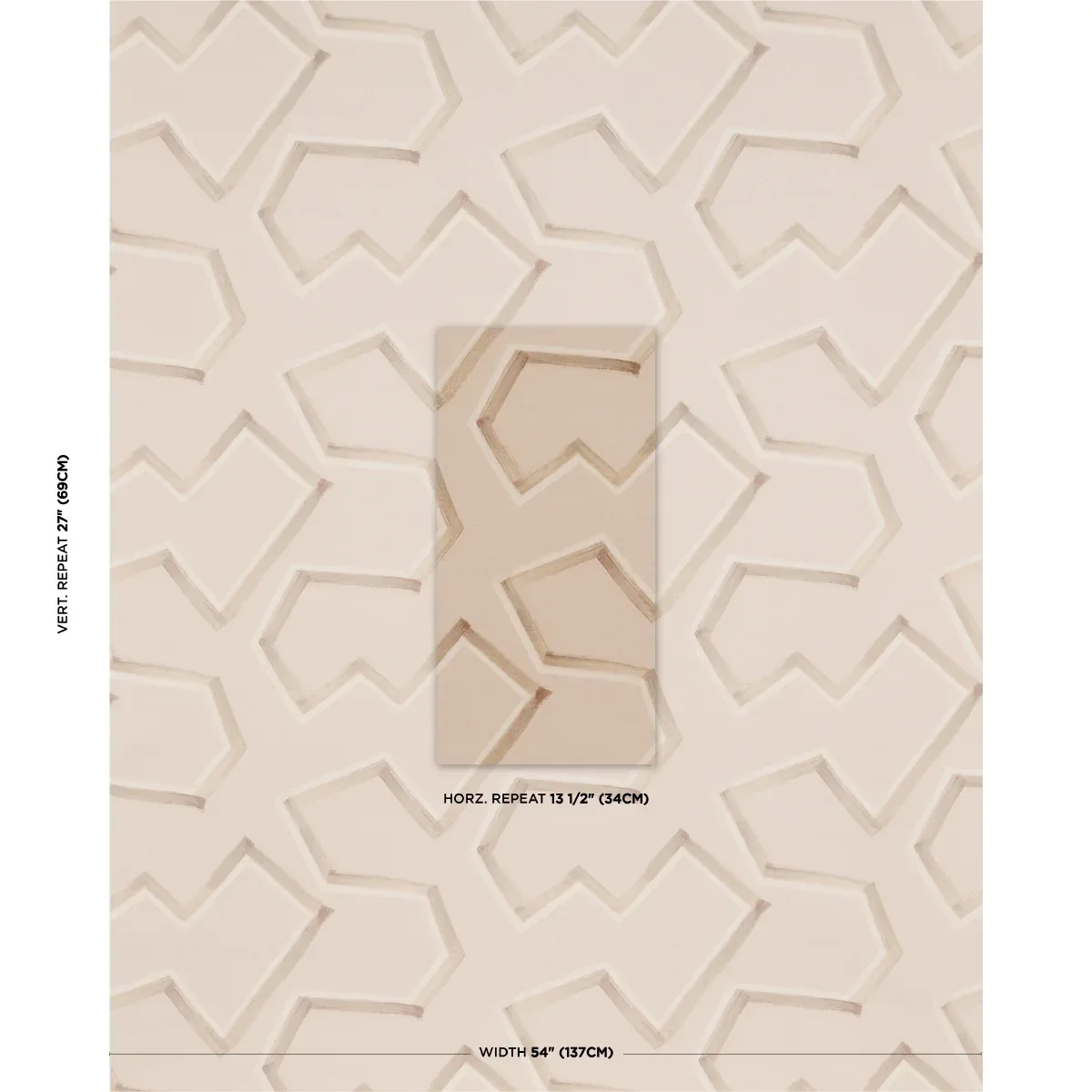 ENZO PRINT Fabric – SIENNA | Schumacher | Wallpaper Twins ENZO PRINT fabric SIENNA color by Schumacher