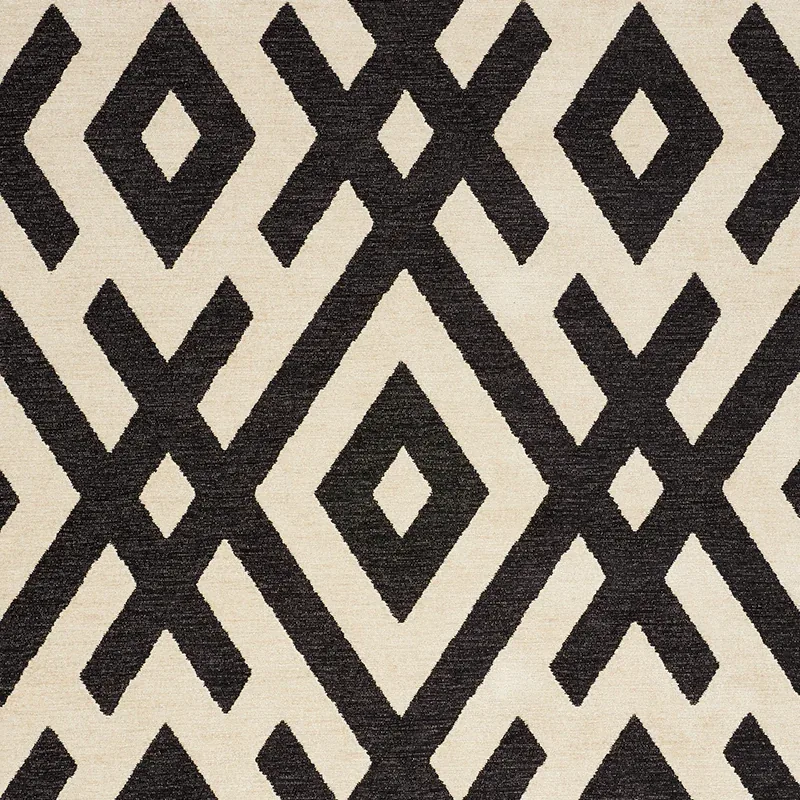EQUIX fabric BLACK color by Schumacher
