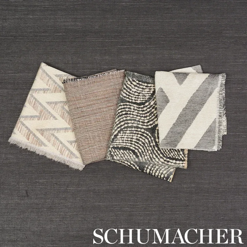 EQUIX fabric CHARCOAL color by Schumacher