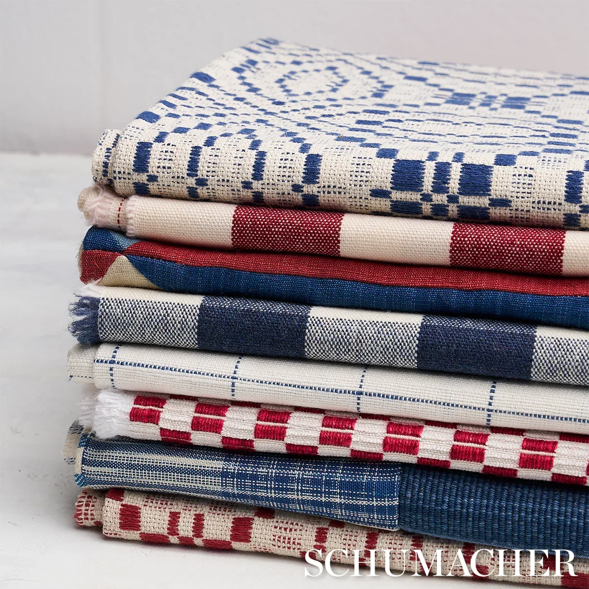 ERINDALE fabric AMERICANA color by Schumacher