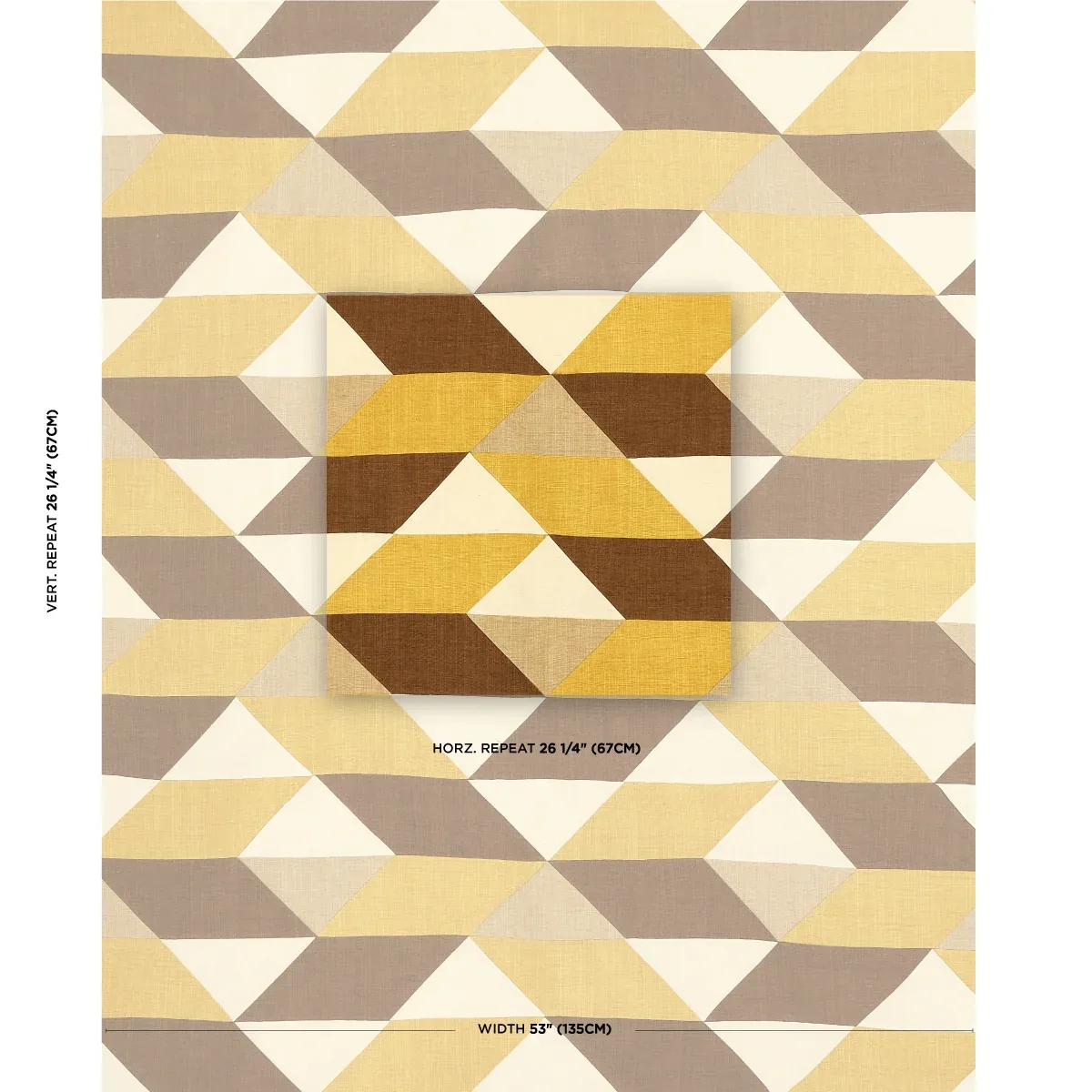 ERINDALE fabric SPICE color by Schumacher