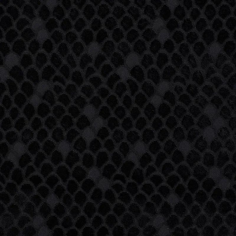 ESTHER VELVET fabric ONYX color by Schumacher