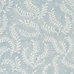 ETCHED FERN Fabric – BLUE | Schumacher | Wallpaper Twins ETCHED FERN fabric BLUE color by Schumacher