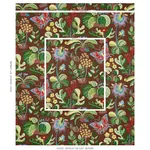 EXOTIC BUTTERFLY Fabric – BROWN | Schumacher | Wallpaper Twi EXOTIC BUTTERFLY fabric BROWN color by Schumacher
