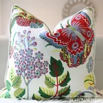 EXOTIC BUTTERFLY fabric MULTI color by Schumacher