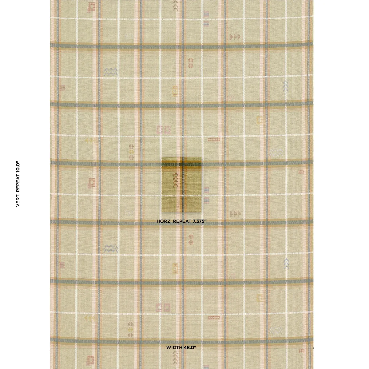 FABLE Fabric – GLADE | Schumacher | Wallpaper Twins FABLE fabric GLADE color by Schumacher