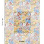 FAIRIE GARDEN Fabric – YELLOW AND IVORY | Schumacher | Wallp FAIRIE GARDEN fabric YELLOW AND IVORY color by Schumacher