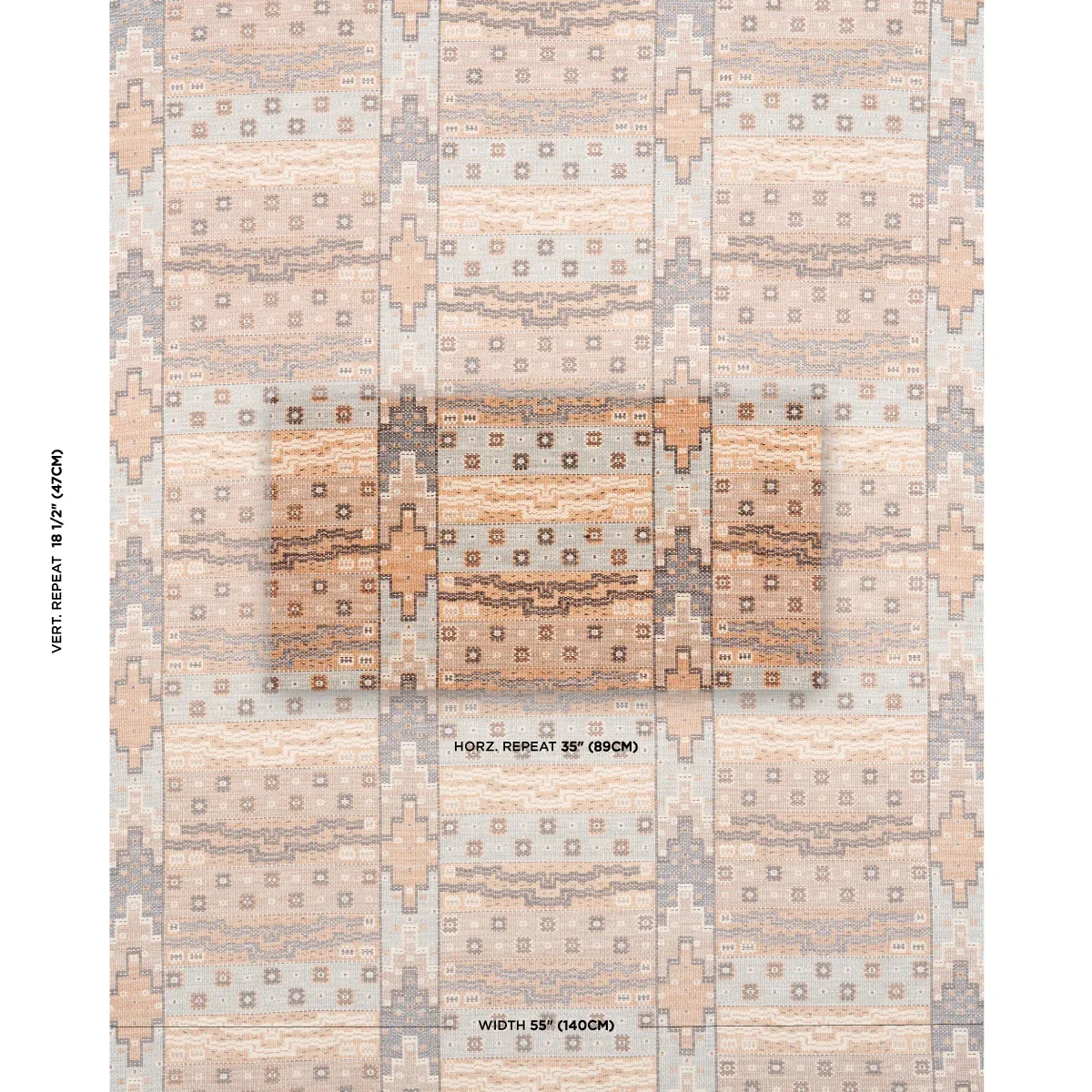 FAIRUZA FLATWEAVE Fabric – FOG | Schumacher | Wallpaper Twin FAIRUZA FLATWEAVE fabric FOG color by Schumacher