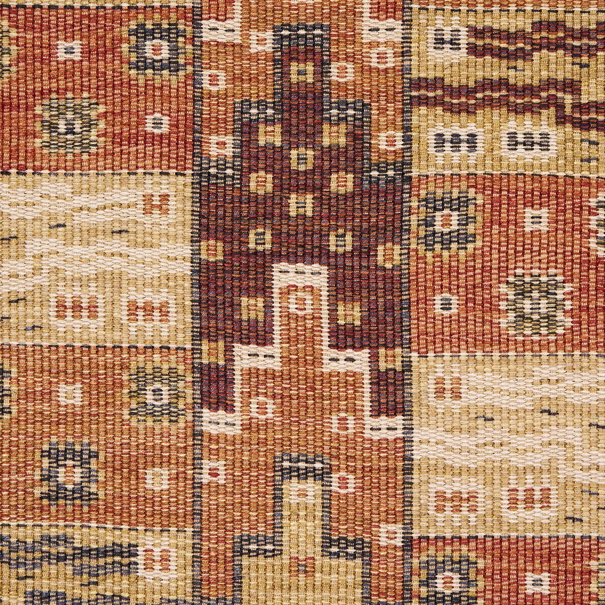 FAIRUZA FLATWEAVE fabric SPICE color by Schumacher