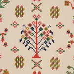 FAIRVIEW CROSS STITCH EMBROIDERY fabric MULTI color by Schumacher